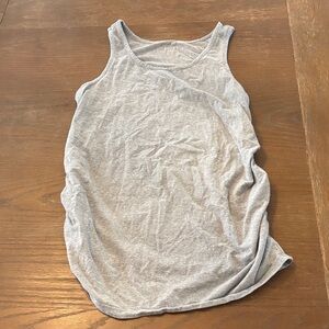Paisley Sky Light Gray Tank Top